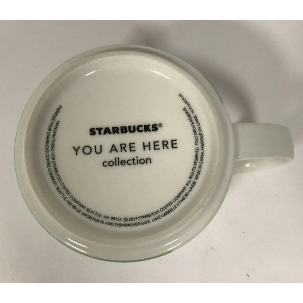 2017 Starbucks You Are Here Collection Seattle 3.5in 14 Fl Oz Coffee Tea Mug Cup